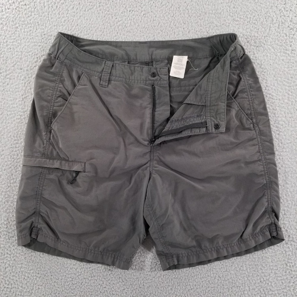 Filson Shorts Men Medium Gray Glines Canyon Quick Dry Nylon Hiking Outdoor Cargo